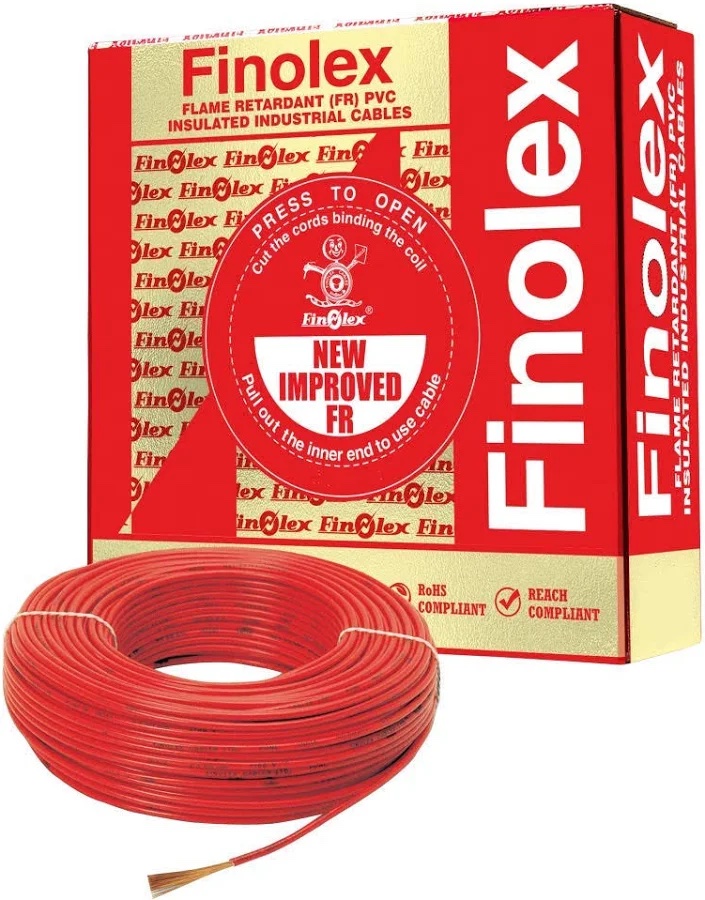 Genuine Finolex house wire coil in its sealed factory pack